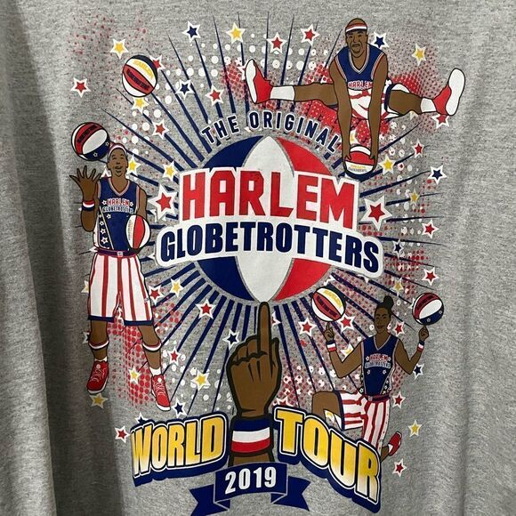 Harlem Globetrotters Champion 2019 World Tour t shirt - Picture 2 of 5